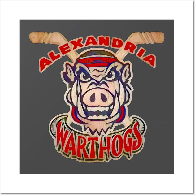 Alexandria Warthogs Hockey Wall Art by Kitta’s Shop